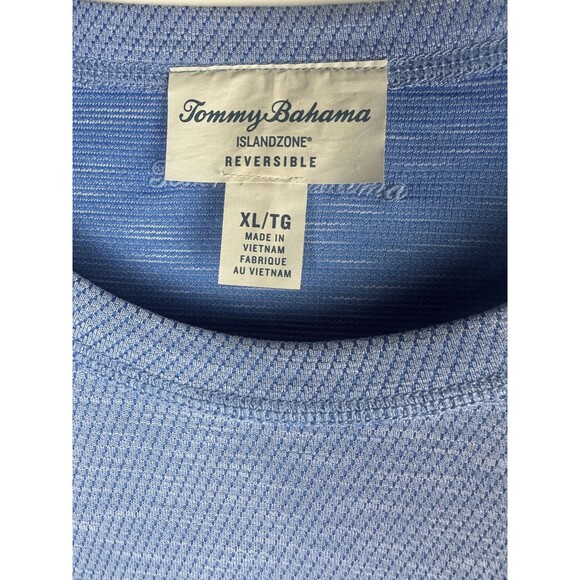 2 Tommy Bahama Flip Sky IslandZone T-Shirts Reversible Tee Blue Men's Size XL - Picture 9 of 16